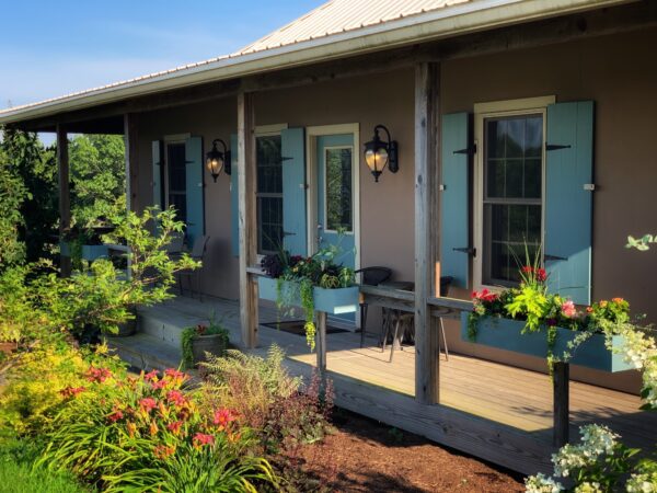 Front porch of Creole Cabin