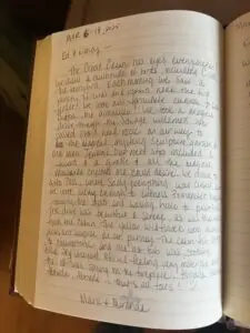 French Cabin Notebook Guest Comments